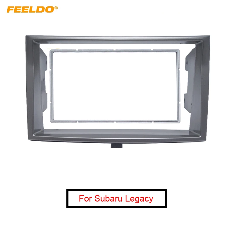 

FEELDO Car DVD/CD Radio Stereo Fascia Panel Frame Adaptor For Subaru Legacy Outback 2009-2014 Installation Frame Mount Kit