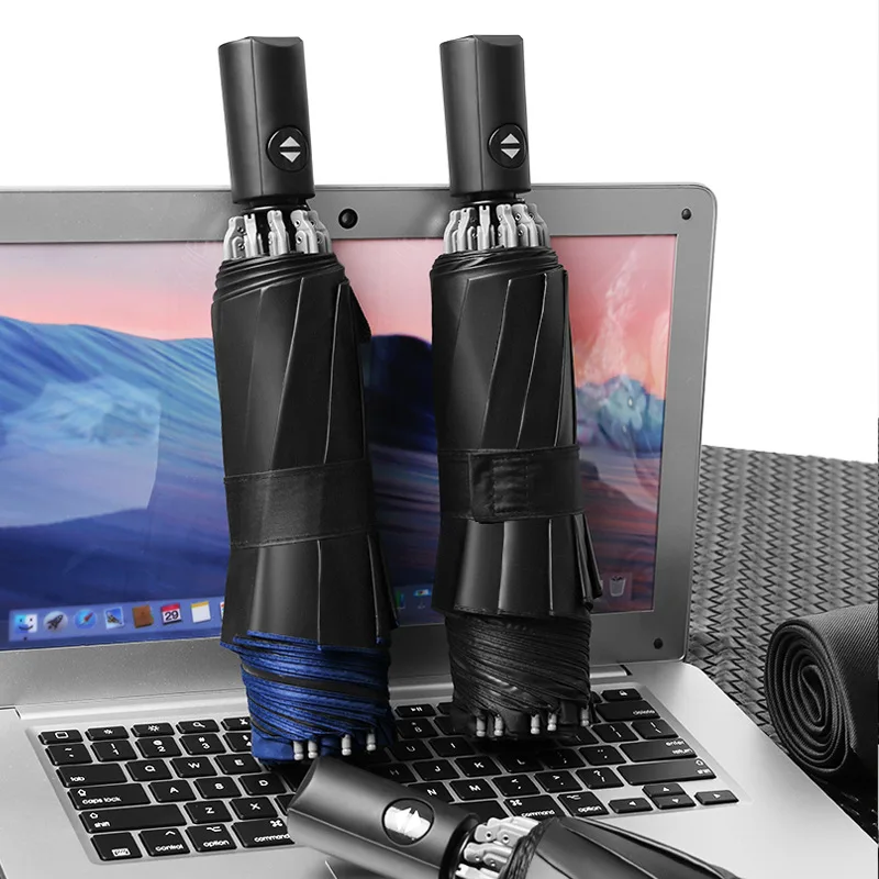 Зонт с 10 косточками и защитой от солнца Автоматический Складной Карманный