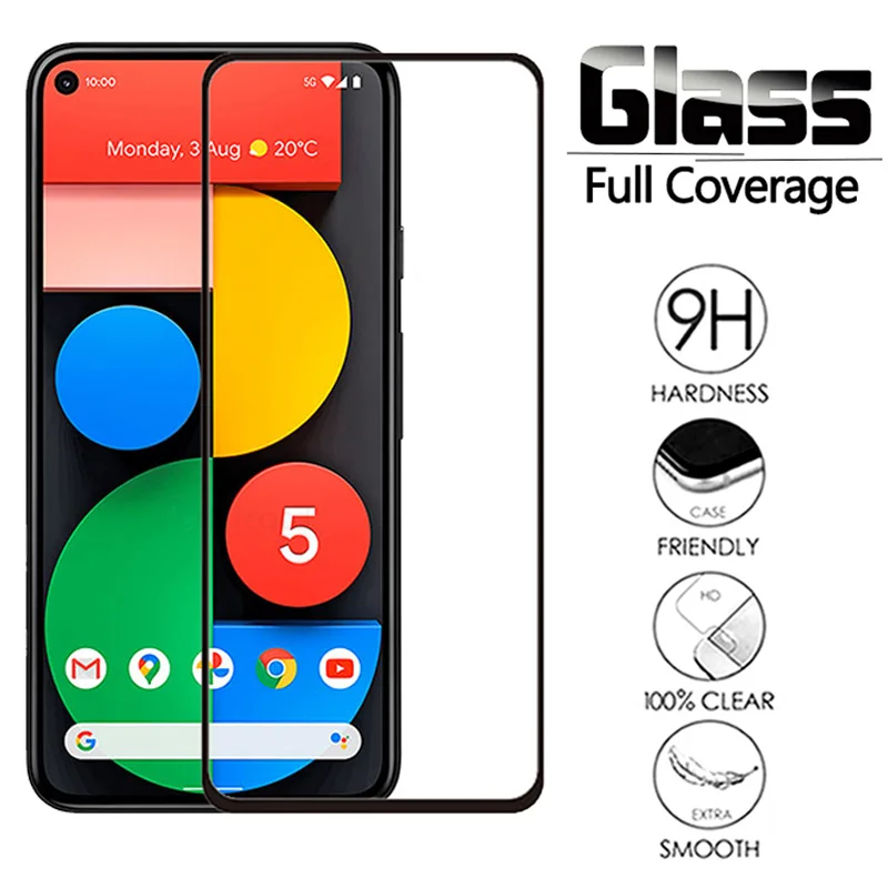Защитная пленка для Google Pixel 6a 6 5 4a 3 3a, закаленное стекло с полным покрытием для Pixel 2 XL 3XL 4 XL 3AXL, 3 шт.