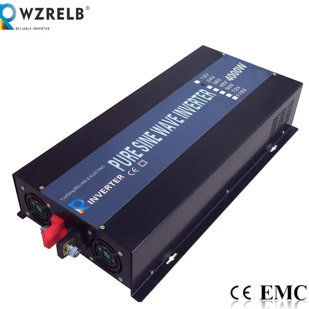 

4000W dc ac Off Grid Pure Sine Wave Inverter for Solar Power System 12V 24V 36V 48V to 110V 120V Single Phase Power Inverter
