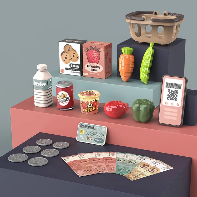 Детские ролевые игры покупок игрушки Моделирование супермаркет электронный