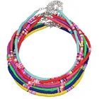 Ожерелье из мягкой глины, ожерелье из полимерной глины, 46 мм цветов