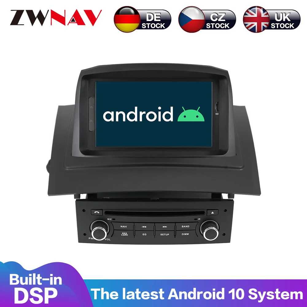 Android 10 0 4 Гб + 64 ГБ для Renault Megane 2 2002 2003 2004 2005 2006 2007 2008 автомобильный DVD мультимедийный