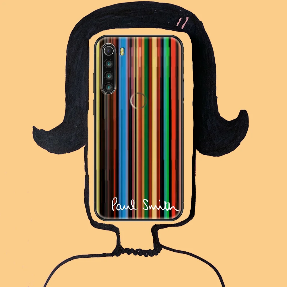 

fashion paul brand smith Phone case For Xiaomi Redmi Note 7 7A 8 8T 9 9A 9S 10 K30 Pro Ultra black luxury cover painting hoesjes