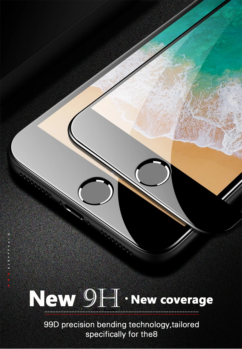 Защитное стекло закаленное для iPhone XS Max/XS/6s/7/8|Защитные стёкла и плёнки телефонов| |