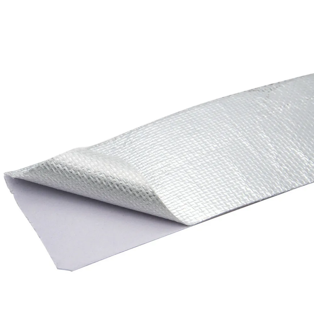 

Adhesive Heat Shield Wrap Tape Aluminum Exhaust Pipe Parts Replacement