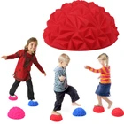 Мячик для массажа стоп 16 см Йога полусфера ступеньками на открытом воздухе игрушки для игры в помещении для детей спортивный баланс полушарие