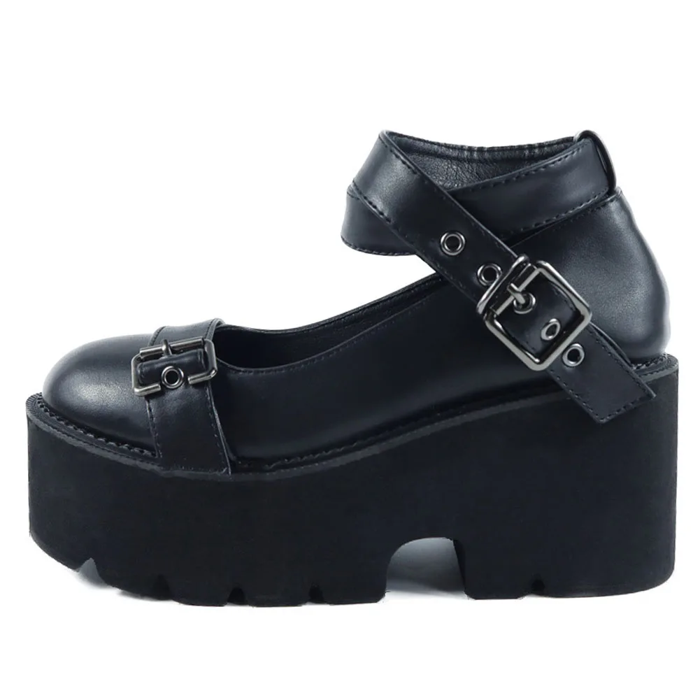 

SARAIRIS New Fashion Female Cosplay Lolita Casual Pumps Shallow Pumps Women Platform Chunky High Heels Mary Janes Shoes Woman