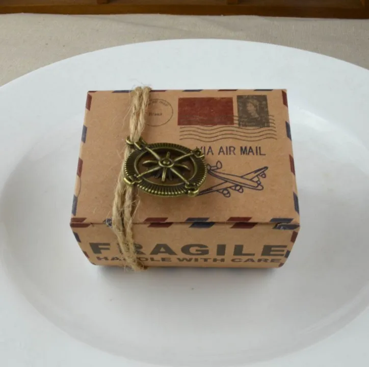 10 шт. летательный аппарат Форма крафт Бумага конфетная коробка тема для