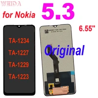 6 55 original display for nokia 5 3 lcd ta 1234 ta 1227 ta 1229 ta 1223 touch screen assembly replacement for nokia 5 3 display