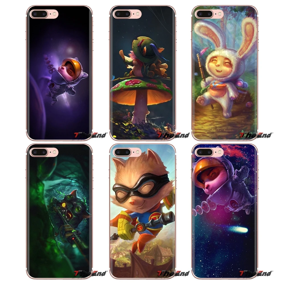 Для samsung Galaxy S2 S3 S4 S5 мини S6 S7 край S8 S9 Plus Note 2 3 4 5 8 Coque чехол для телефона Funda корки Teemo