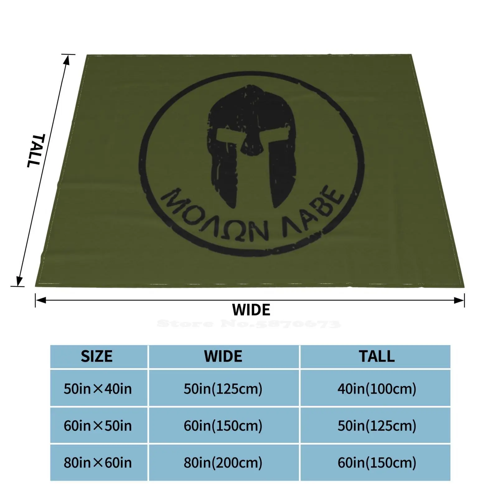 Molon Labe Low Price New Print Novelty Fashion Soft Blanket Aroo Sport Helmet Fire Ripped Flag Sprint Super Beast Y Win Earn | Дом и сад