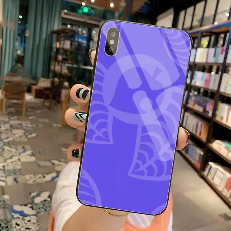 

YJZFDYRM Animal Crossing Coque Shell Phone Case Tempered Glass For iPhone 11 Pro XR XS MAX 8 X 7 6S 6 Plus SE 2020 case