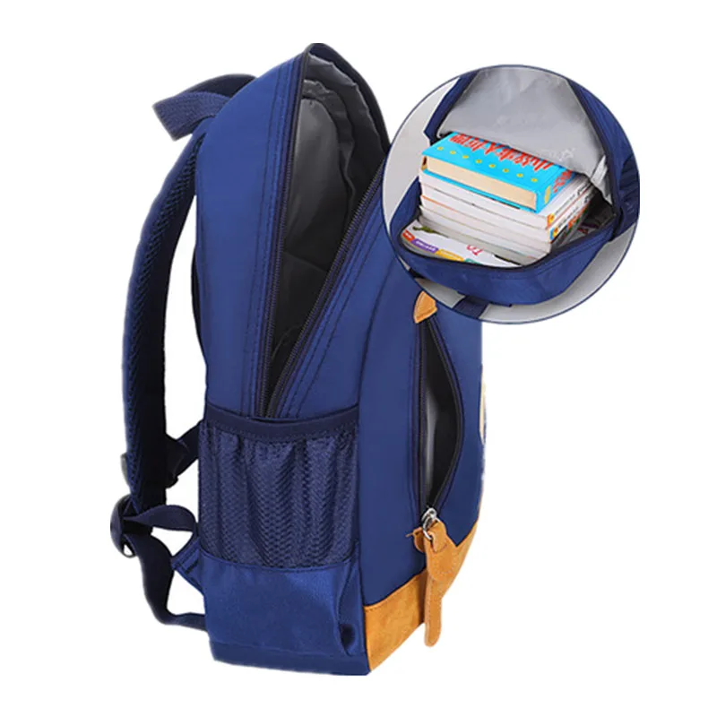 Нейлоновые детские рюкзаки с мультяшным принтом школьные ранцы для детского