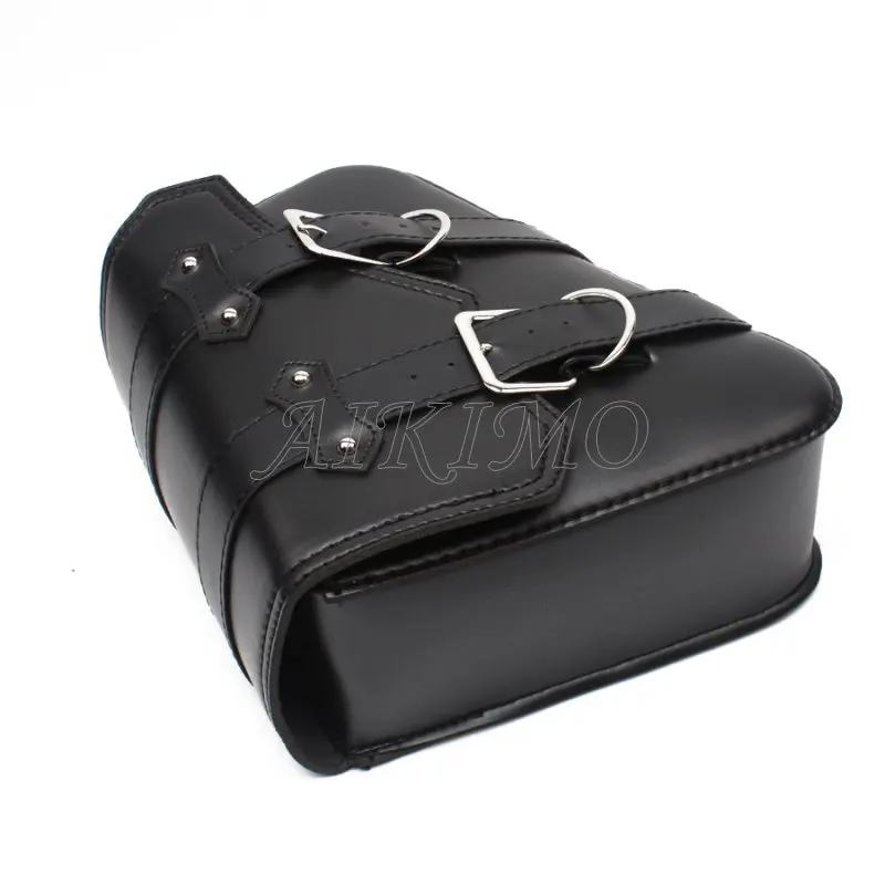 Седло для мотоцикла из искусственной кожи сумка багажа черная левая + правая