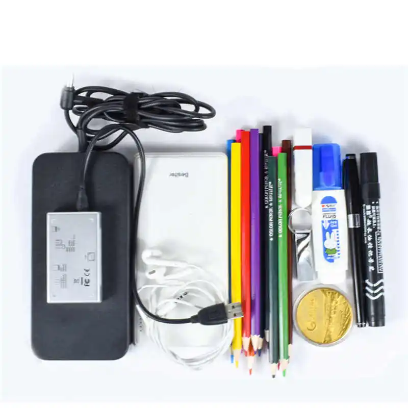

EZONE Large Capacity Pen Pencil Case School Student Canvas Zippered Bag For Boys Girls Office Supplies Creative Papeterie