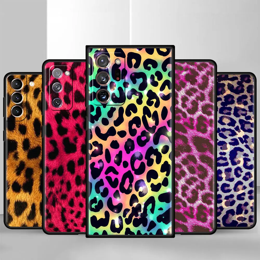 

Tiger Leopard Print Fitte Case for Samsung Galaxy A50 A51 A70 A71 A21s A12 A31 A10 A20e A20s A30 A40 Tpu Capa Phone Cover