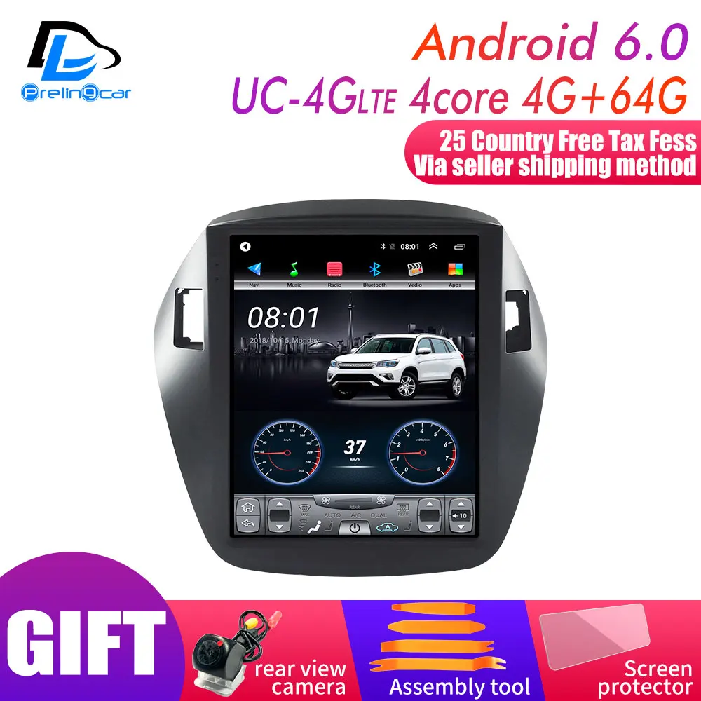 UC-4G DSP 4G64G 4G Lte 32G rom вертикальный экран android система Мультимедиа Видео Радио плеер для hyundai IX35 Навигация стерео - Цвет: UC-4G DSP 4G64G