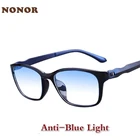 Очки NONOR с блокировкой сисветильник для мужчин и женщин, очки с защитой от сисветильник TR90, компьютерные очки, женские очки, очки для мужчин