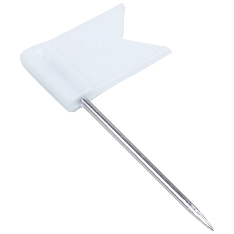 200 Flag Shape Map Pins Cork Notice Board Drawing Push Pin Yellow & White | Канцтовары для офиса и дома