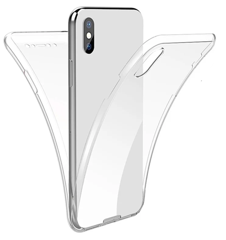 Чехол с полным покрытием 360 градусов для iPhone 12 Mini 11 Pro Max 8 7 6 Plus 5 двухсторонний из