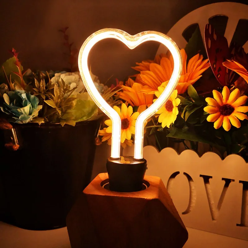 

Night Lights 220V E27 Warm White Red Blue Green Star Butterfly Heart Lotus Decorative Living Room Holiday Christmas Party