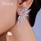 Серьги-подвески женские, с фианитами, RE02541