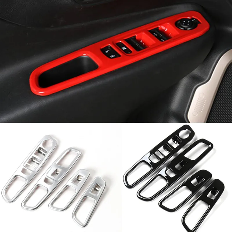 10 комплектов кнопка подъема окна автомобиля защитная крышка украшение ABS стекло