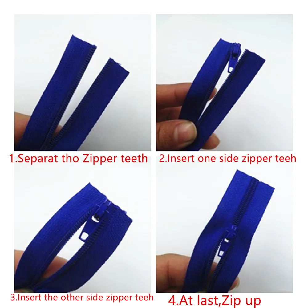 

20 Meters Long Zipper 20 Auto Locking Sliders 5# Nylon Zipper Used For Clothing Handbags