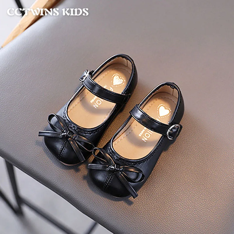 

Детские туфли без каблуков 2021 на весну для девочек, модное платье принцессы на плоской подошве; Черная обувь для школьников; Обувь для мален...