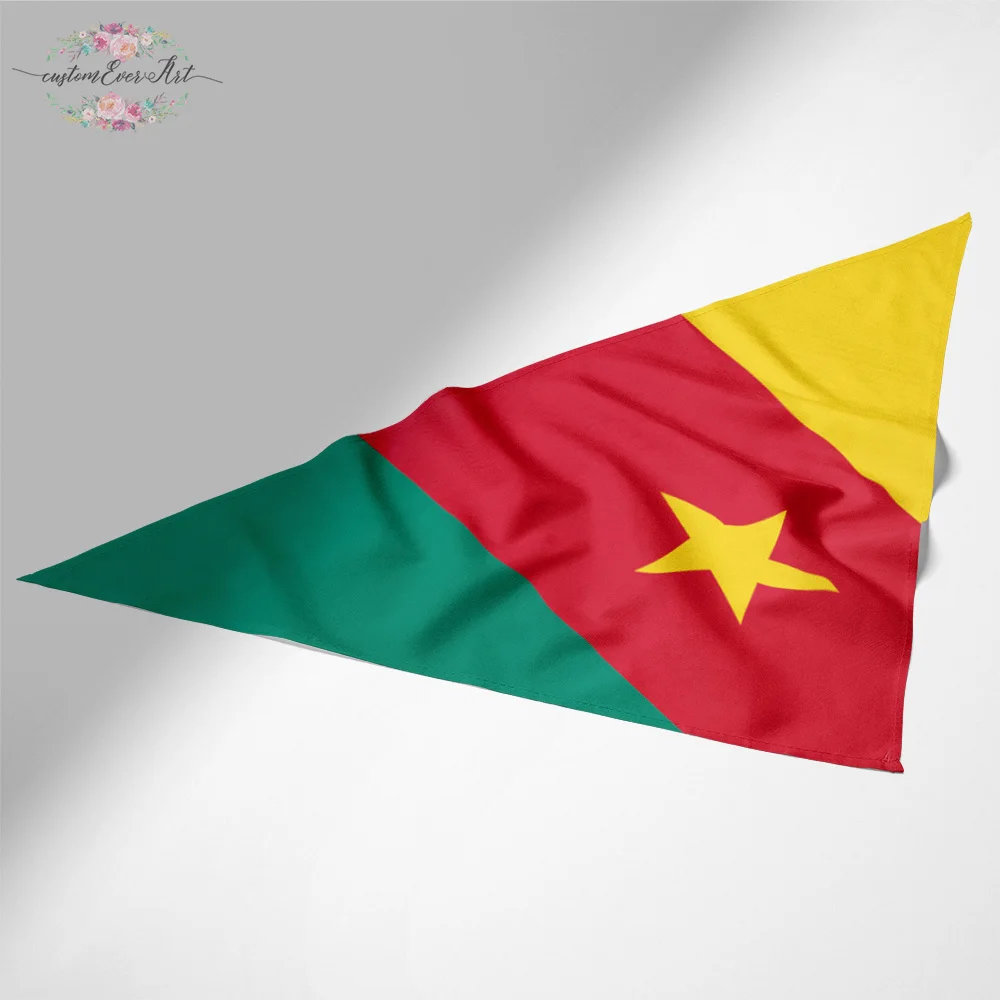 

The Cameroon flag Dog Bandana Cat Bandana Pet Bandana Pet Accessory personalized name custom pet present scarf