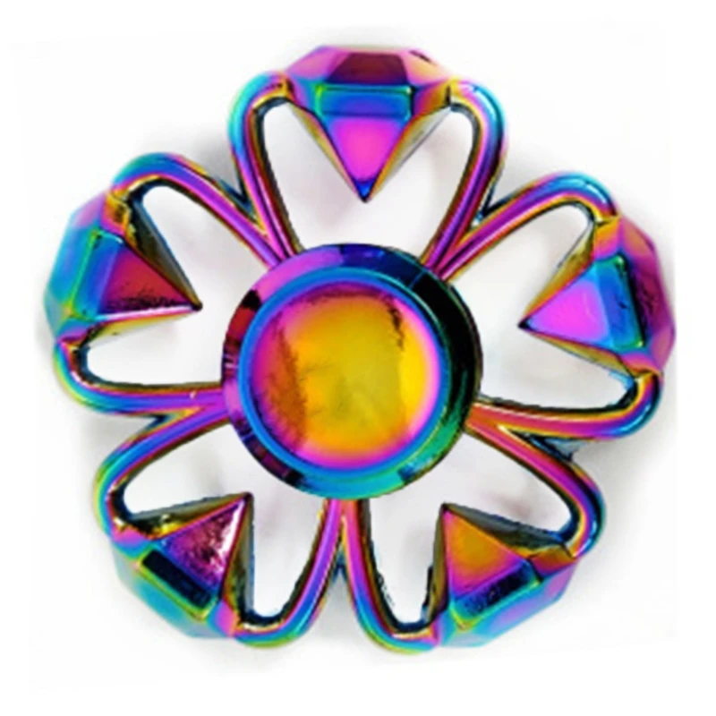 

Fidget Spinner Toy for Kids Adults, Quiet Hand Spinner Toys Stainless Steel High Speed Bearing Metal Material Stress Rel C5AF