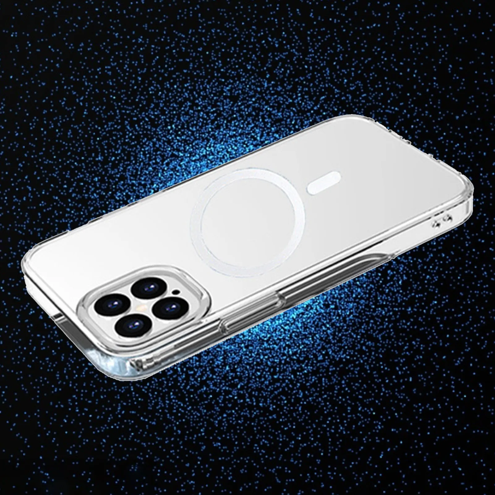 

Silicone TPU Magnetic Phone Case Phone Cover Transparent Clear Durable DIY Card Holder For IPhone 12 For 12 Pro For 12 Mini