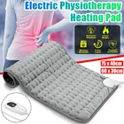 6 Level 110240V 120W Electric Heating Pad Timer For Shoulder Neck Back Spine Leg Pain Relief Winter Warmer 75x40cm 60x30cm