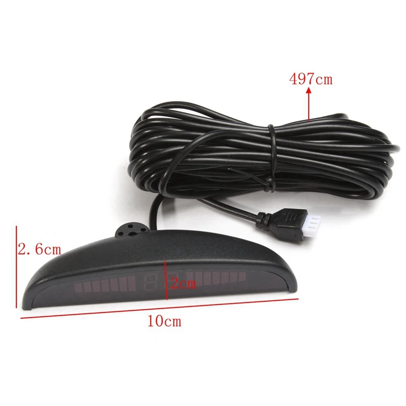 

Car European License Plate Frame Reversing Parking-Radar 3 Sensor Monitor System