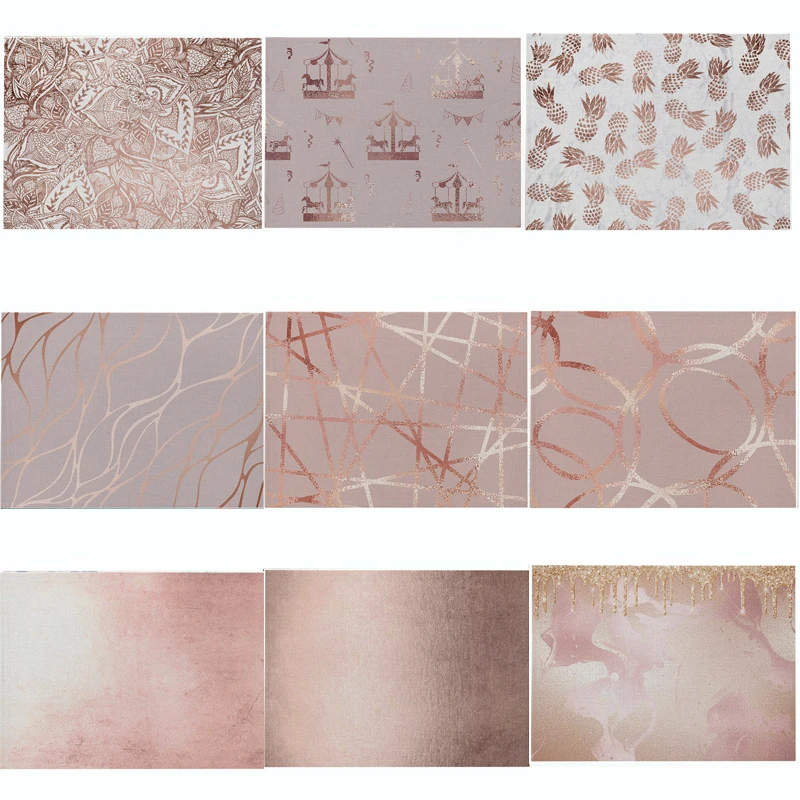 Коврики для кухонного стола салфетка из хлопка и льна золотисто розовые