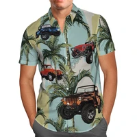 hawaii shirt hawaiian beach summer flower car printed 3d mens shirt harajuku tee hip hop shirts 18
