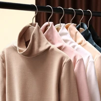 2022 add wool turtleneck female winter hair thickening grinding thermal long sleeve cationic warm render unlined upper garment