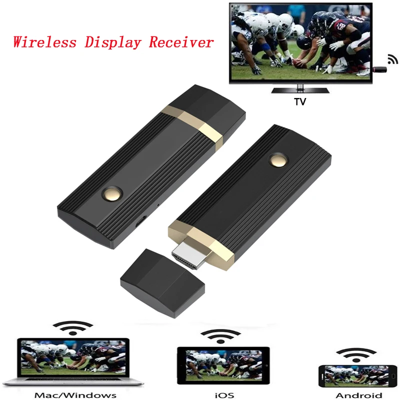 

Wi-Fi-приемник для телевизора, беспроводной адаптер DLNA Miracast для IOS, Android, Windows 8, MiraScreen, Wi-Fi-адаптер для дисплея
