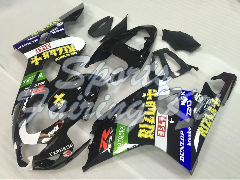 Обтекатели для GSX-R750 2004 - 2005 K4 черный корпус GSXR 600 04 GSX-R600 | Автомобили и мотоциклы