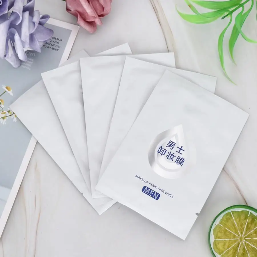 5 шт. мужские салфетки для снятия макияжа влажные хлопковые лица Очищающий