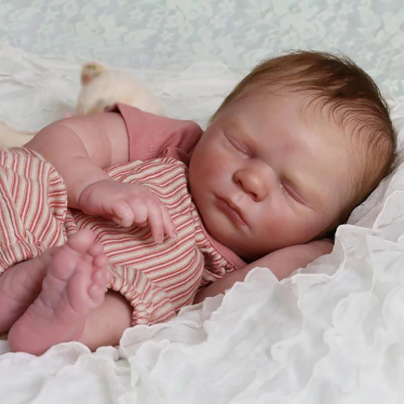 

20Inch Unpainted Reborn Doll Kit Silicone Baby Doll Part DIY Blank Doll Kit