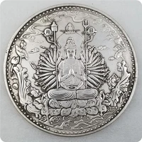 thousand hand guanyin large silver dollar diameter 88mm commemorative collection coin feng shui lucky coin gift