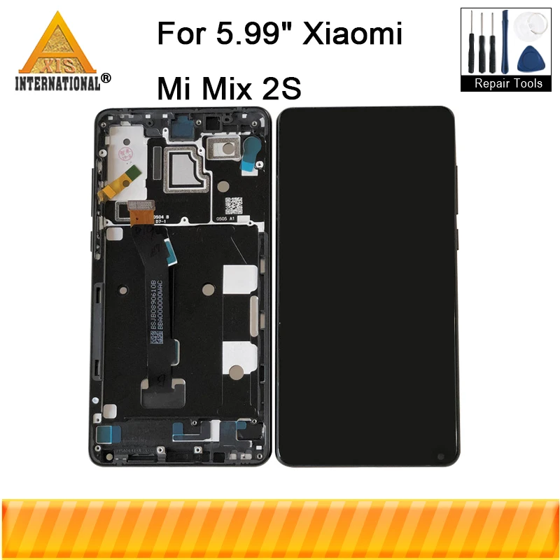 Axisinternational для 5,9" Xiao mi x 2s mi x2s mi x 2s ЖК-экран+ сенсорная панель дигитайзер с рамкой mi x 2S