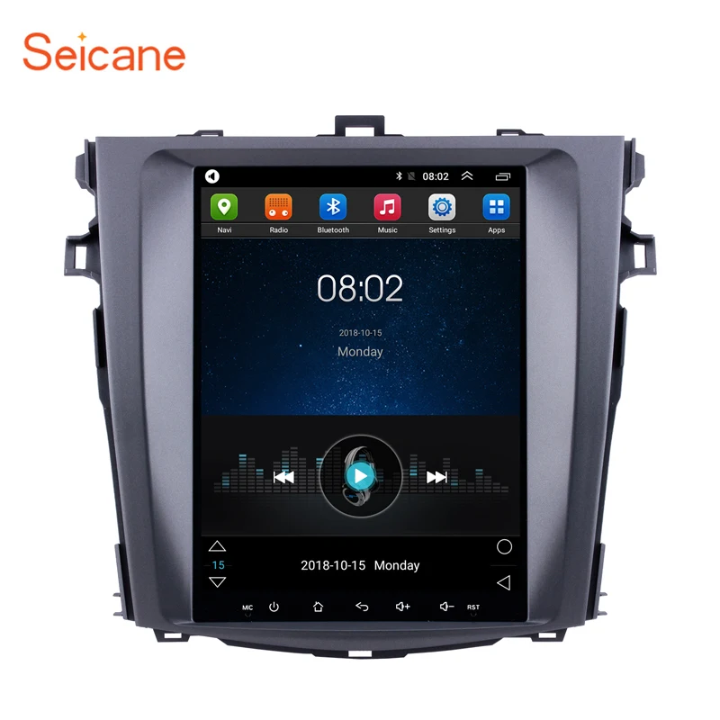Seicane для 2006 2012 Toyota Corolla 9 7 дюймов Android 1 Автомобильный мультимедийный плеер