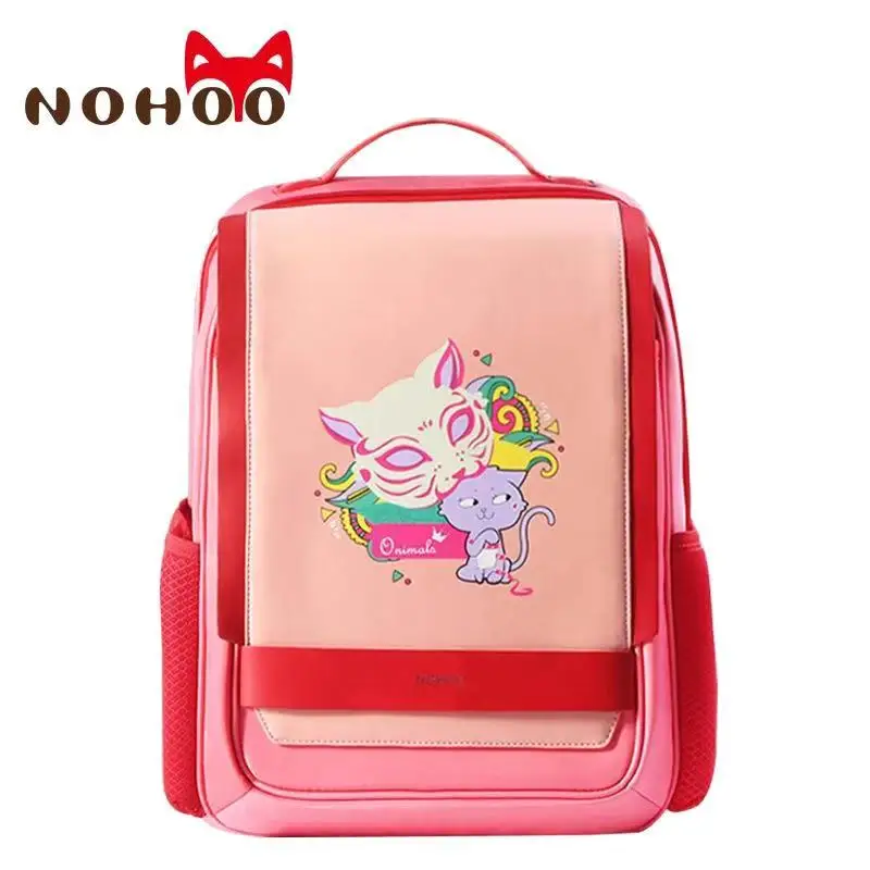Рюкзак NOHOO для девочек и мальчиков, модный ортопедический рюкзак с рисунком динозавра, класс 1-5