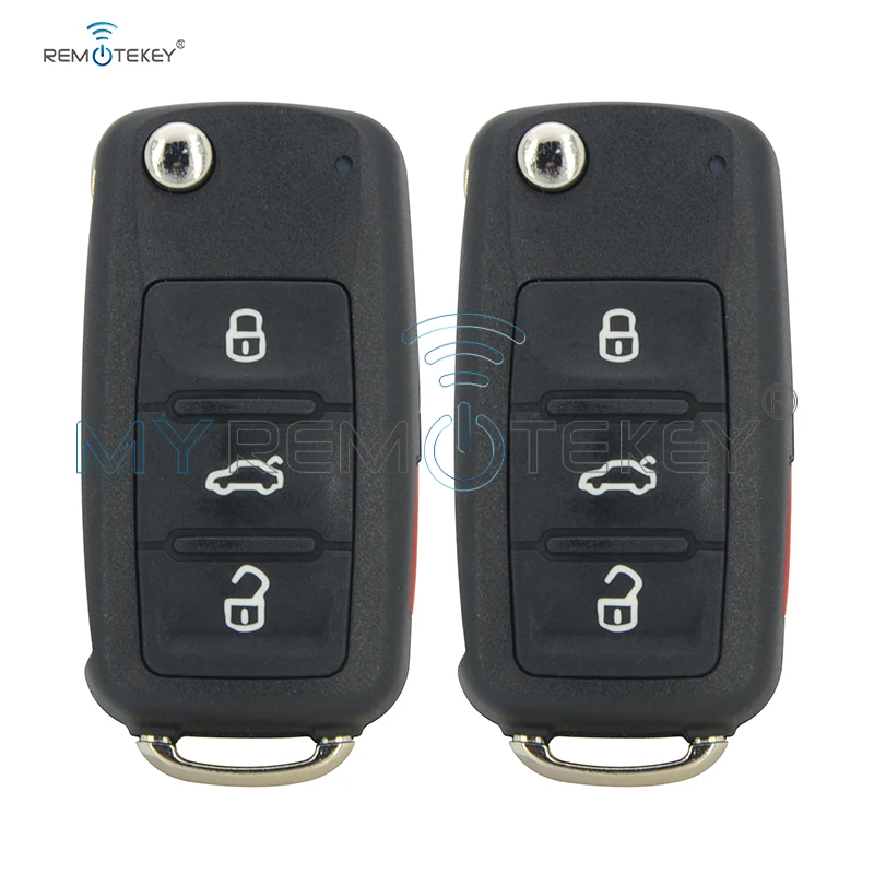 Автомобильный ключ Remtekey 2 шт. 5K0837202AE 315 м для VW Bettle CC EOS Golf Jetta Passat Tiguan Touareg 2014 2015