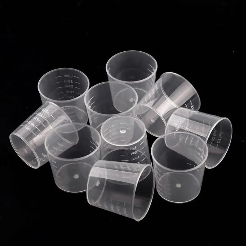

100Pcs 30ML Epoxy Resin Plastic Measuring Cups Kit Resin Mold Jewelry Making