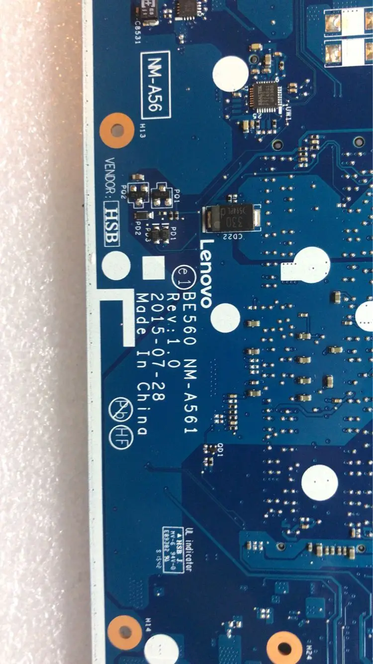 

KEFU BE560 NM-A561 Motherboard For Lenovo Thinkpad E560 E560C Notebook Motherboard CPU I7 6500U DDR3 100% Test Work