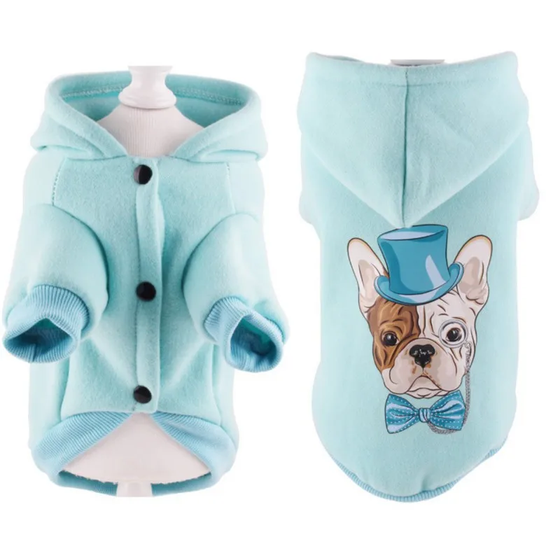 

1 шт., зимнее теплое пальто с капюшоном для домашних животных